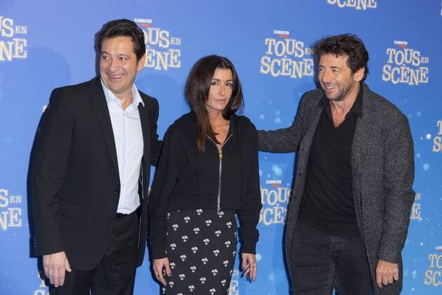 Tous En Scene Filmpremiere in Paris Laurent Gerra - Jenifer Bartoli - Patrick Bruel CELEBRITES : Avant Premiere du film Tous en scene - Paris - 14 01 2017 StephenCaillet Panoramic 