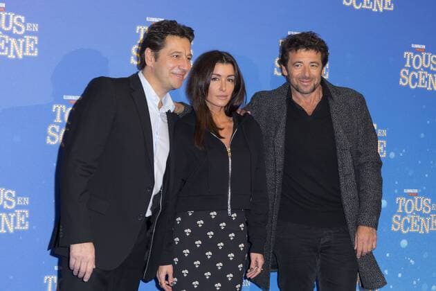 Tous En Scene Filmpremiere in Paris Laurent Gerra - Jenifer Bartoli - Patrick Bruel CELEBRITES : Avant Premiere du film Tous en scene - Paris - 14 01 2017 StephenCaillet Panoramic 