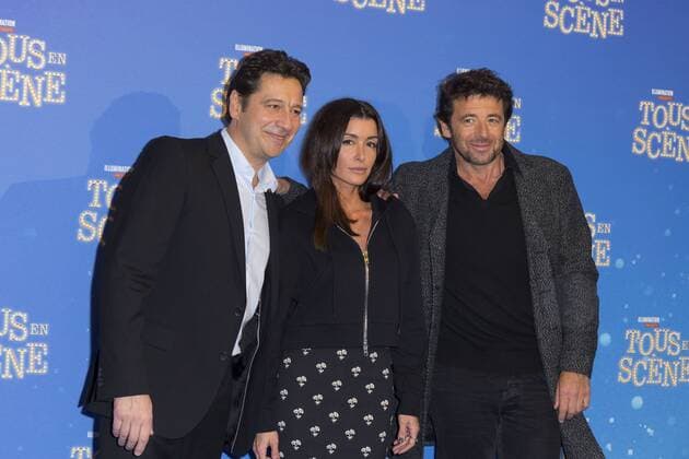 Tous En Scene Filmpremiere in Paris Laurent Gerra - Jenifer Bartoli - Patrick Bruel CELEBRITES : Avant Premiere du film Tous en scene - Paris - 14 01 2017 StephenCaillet Panoramic 