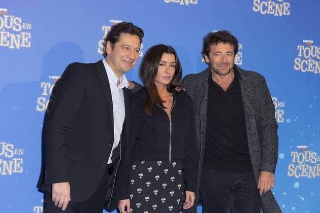 Tous En Scene Filmpremiere in Paris Laurent Gerra - Jenifer Bartoli - Patrick Bruel CELEBRITES : Avant Premiere du film Tous en scene - Paris - 14 01 2017 StephenCaillet Panoramic 
