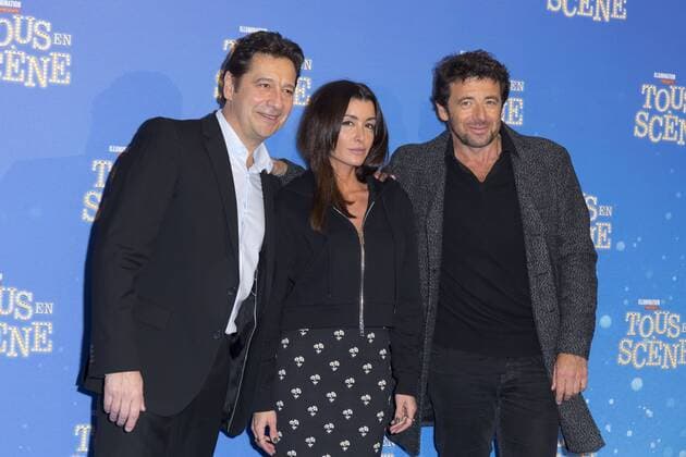 Tous En Scene Filmpremiere in Paris Laurent Gerra - Jenifer Bartoli - Patrick Bruel CELEBRITES : Avant Premiere du film Tous en scene - Paris - 14 01 2017 StephenCaillet Panoramic 