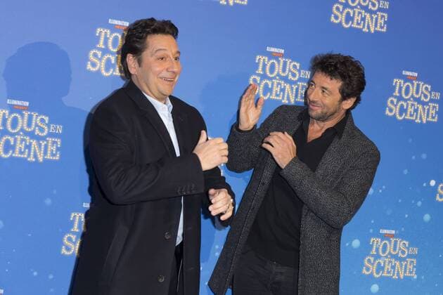 Tous En Scene Filmpremiere in Paris Laurent Gerra - Patrick Bruel CELEBRITES : Avant Premiere du film Tous en scene - Paris - 14 01 2017 StephenCaillet Panoramic 