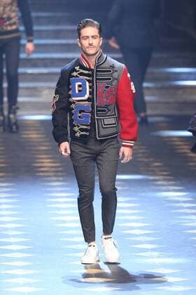 Milan Men s Fashion Week Fall Winter 2017 2018. Milano Moda Uomo, autunno inverno 2017 2018 . D&G fashionshow Pictured: model  Copyright: xSickix xIPAx
