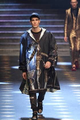 Milan Men s Fashion Week Fall Winter 2017 2018. Milano Moda Uomo, autunno inverno 2017 2018 . D&G fashionshow Pictured: model  Copyright: xSickix xIPAx