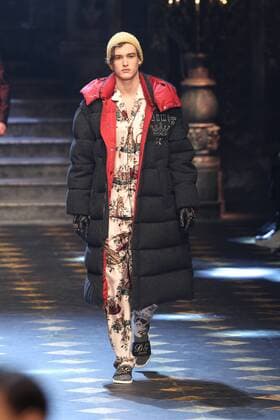 Milan Men s Fashion Week Fall Winter 2017 2018. Milano Moda Uomo, autunno inverno 2017 2018 . D&G fashionshow Pictured: model  Copyright: xSickix xIPAx