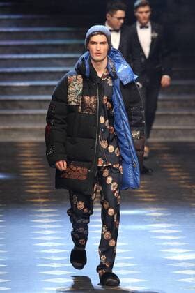 Milan Men s Fashion Week Fall Winter 2017 2018. Milano Moda Uomo, autunno inverno 2017 2018 . D&G fashionshow Pictured: model  Copyright: xSickix xIPAx