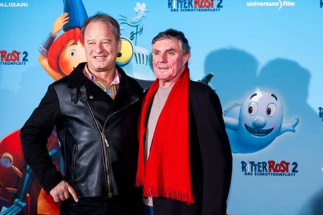 Tom Gerhardt, Detlev Redinger bei der Premiere - Ritter Rost 2 Das Schrottkomplott - am 14.01.2017 im Cinedom Kino in Köln. Premiere - Ritter Rost 2 Das Schrottkomplott -
