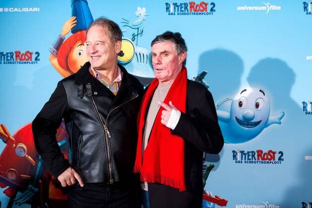 Tom Gerhardt, Detlev Redinger bei der Premiere - Ritter Rost 2 Das Schrottkomplott - am 14.01.2017 im Cinedom Kino in Köln. Premiere - Ritter Rost 2 Das Schrottkomplott -