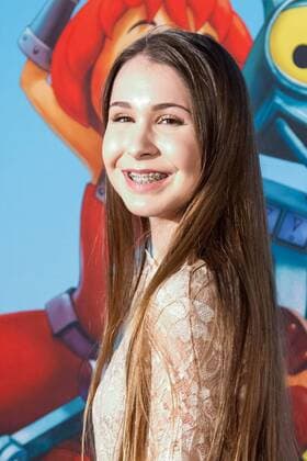 Kassandra von Typisch Kassii bei der Premiere - Ritter Rost 2 Das Schrottkomplott - am 14.01.2017 im Cinedom Kino in Köln. Premiere - Ritter Rost 2 Das Schrottkomplott -