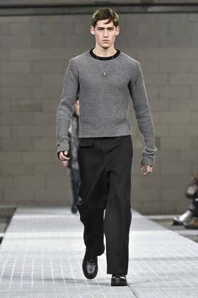 Milan Men s Fashion Week Fall Winter 2017 2018. Milano Moda Uomo, autunno inverno 2017 2018 . DIRK BIKKEMBERGS fashionshow Pictured: model  Copyright: xRiccardoxGiordanoxSickix xIPAx