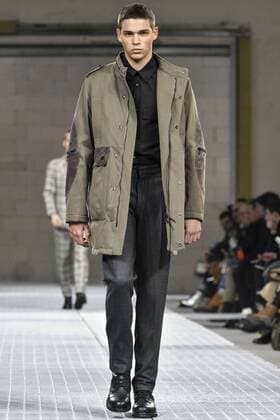 Milan Men s Fashion Week Fall Winter 2017 2018. Milano Moda Uomo, autunno inverno 2017 2018 . DIRK BIKKEMBERGS fashionshow Pictured: model  Copyright: xRiccardoxGiordanoxSickix xIPAx