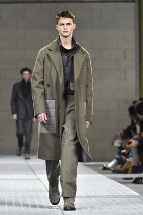 Milan Men s Fashion Week Fall Winter 2017 2018. Milano Moda Uomo, autunno inverno 2017 2018 . DIRK BIKKEMBERGS fashionshow Pictured: model  Copyright: xRiccardoxGiordanoxSickix xIPAx