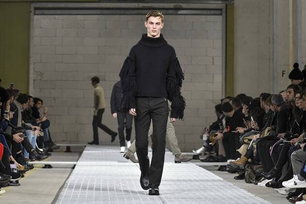 Milan Men s Fashion Week Fall Winter 2017 2018. Milano Moda Uomo, autunno inverno 2017 2018 . DIRK BIKKEMBERGS fashionshow Pictured: model  Copyright: xRiccardoxGiordanoxSickix xIPAx