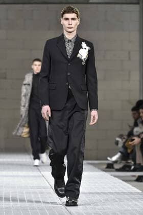 Milan Men s Fashion Week Fall Winter 2017 2018. Milano Moda Uomo, autunno inverno 2017 2018 . DIRK BIKKEMBERGS fashionshow Pictured: model  Copyright: xRiccardoxGiordanoxSickix xIPAx