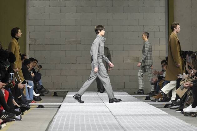 Milan Men s Fashion Week Fall Winter 2017 2018. Milano Moda Uomo, autunno inverno 2017 2018 . DIRK BIKKEMBERGS fashionshow Pictured: model  Copyright: xRiccardoxGiordanoxSickix xIPAx