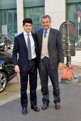 Milan arrival guests parade Salvatore Ferragamo. Milan Men s Fashion Week Fall Winter 2017 18. In the picture: Ferruccio Ferragmo  Copyright: xSimonexComix xIPAx