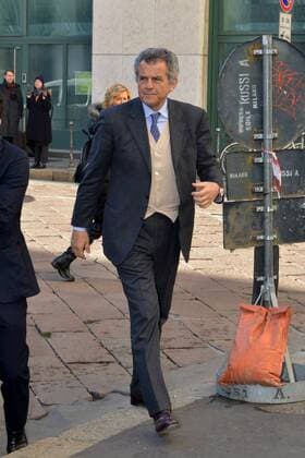 Milan arrival guests parade Salvatore Ferragamo. Milan Men s Fashion Week Fall Winter 2017 18. In the picture: Ferruccio Ferragmo  Copyright: xSimonexComix xIPAx