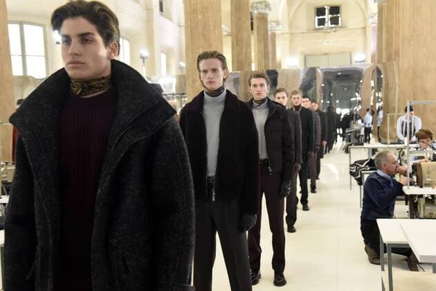 Milan Man s Fashion Week autumn winter 2017 2018 Pal Zilieri fashion show  Copyright: xSimonaxChiocciax xIPAx