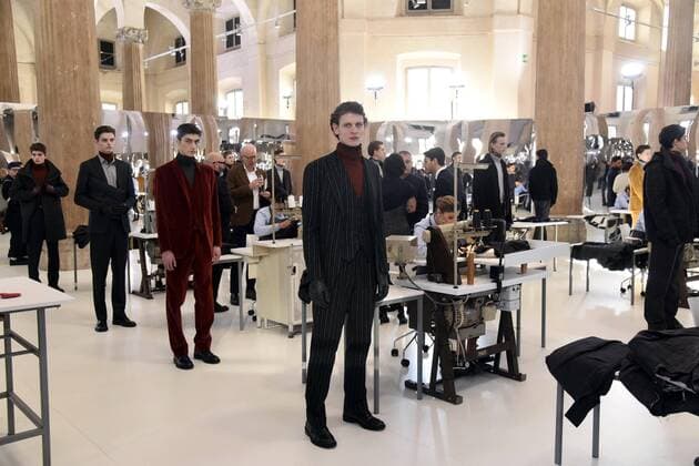 Milan Man s Fashion Week autumn winter 2017 2018 Pal Zilieri fashion show  Copyright: xSimonaxChiocciax xIPAx