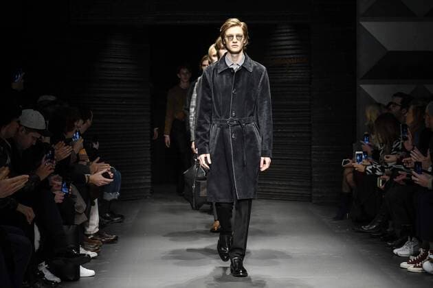 Milan Men s Fashion Week Fall Winter 2017 2018 - Ferragamo fashionshow Pictured: model  Copyright: xRiccardoxGiordanoxSickix xIPAx