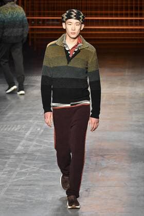Milan Men s Fashion Week Fall Winter 2017 2018 - Missoni Fashionshow Pictured: model  Copyright: xRiccardoxGiordanoxSickix xIPAx