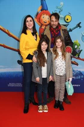 Alexander Klaus Stecher mit Ehefrau Judith Williams und Töchter Premiere Ritter Rost 2 Mathäser Filmpalast Kino Film, Fernsehen Muenchen 15.01.2017