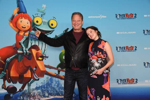 Tom Gerhardt und Jella Haase Premiere Ritter Rost 2 Mathäser Filmpalast Kino Film, Fernsehen Muenchen 15.01.2017