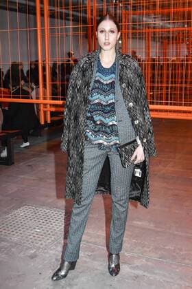 Milan Men s Fashion Week Fall Winter 2017 2018. Missoni Frontrow Pictured: Anna Cleveland  Copyright: xRiccardoxGiordanoxSickix xIPAx