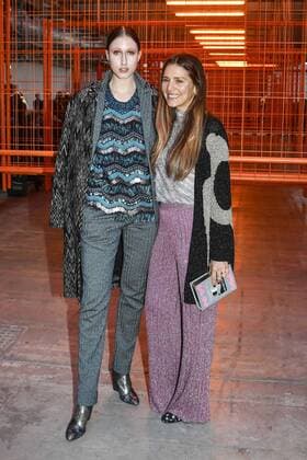 Milan Men s Fashion Week Fall Winter 2017 2018. Missoni Frontrow Pictured: Anna Cleveland Margherita Missoni  Copyright: xRiccardoxGiordanoxSickix xIPAx