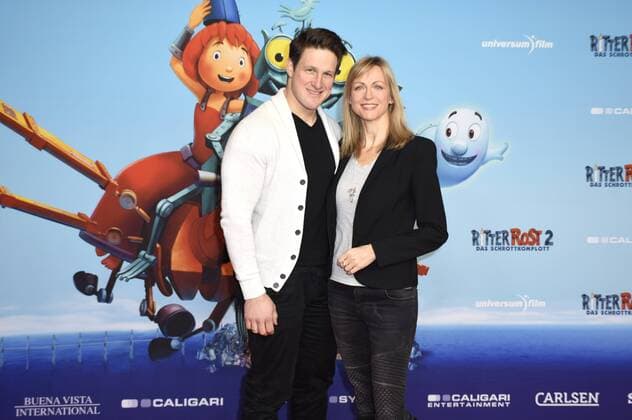 Matthias Steiner mit Gattin Inge Steiner bei der Premiere des Kinofilms Ritter Rost 2 - Das Schrottkomplott im Mathäser Filmpalast in München, 15.01.2017 Foto:xP.xSchönbergerx xFuturexImage