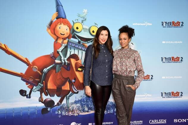 Alexandra Polzin und Milka Loff Fernandes bei der Premiere des Kinofilms Ritter Rost 2 - Das Schrottkomplott im Mathäser Filmpalast in München, 15.01.2017 Foto:xP.xSchönbergerx xFuturexImage