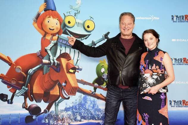 Tom Gerhardt und Jella Haase bei der Premiere des Kinofilms Ritter Rost 2 - Das Schrottkomplott im Mathäser Filmpalast in München, 15.01.2017 Foto:xP.xSchönbergerx xFuturexImage