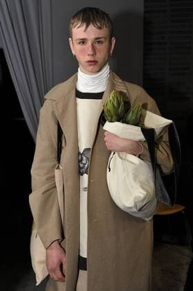 Italy:Miaoran backstage at Milan Fashion week Models are seen on backstage of Miaoran show during Milan Men s Fashion Week Fall Winter.  GaetanoxPiazzolla
