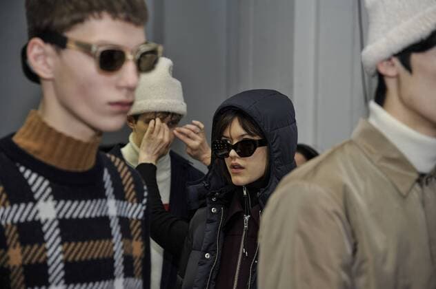 Italy:Wood Wood backstage at Milan Fashion week Models are seen on backstage of Wood Wood show during Milan Men s Fashion Week Fall Winter 2017 18  GaetanoxPiazzolla