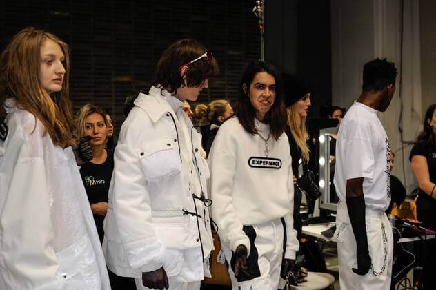 Mailand Fashion Week - Malibu1992 Modenschau Backstage Italy: Malibu 1992 backstage at Milan Fashion week Malibu 1992 backstage at Milan, man s fashion week  GaetanoxxPiazzolla
