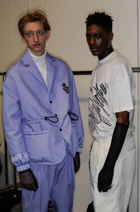 Mailand Fashion Week - Malibu1992 Modenschau Backstage Italy: Malibu 1992 backstage at Milan Fashion week Malibu 1992 backstage at Milan, man s fashion week  GaetanoxxPiazzolla