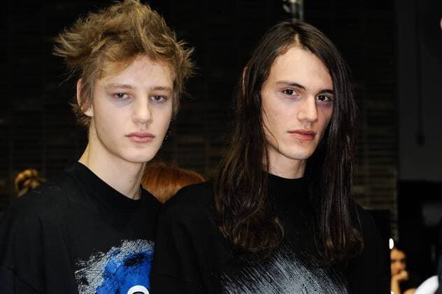 Mailand Fashion Week - Malibu1992 Modenschau Backstage Italy: Malibu 1992 backstage at Milan Fashion week Malibu 1992 backstage at Milan, man s fashion week  GaetanoxxPiazzolla