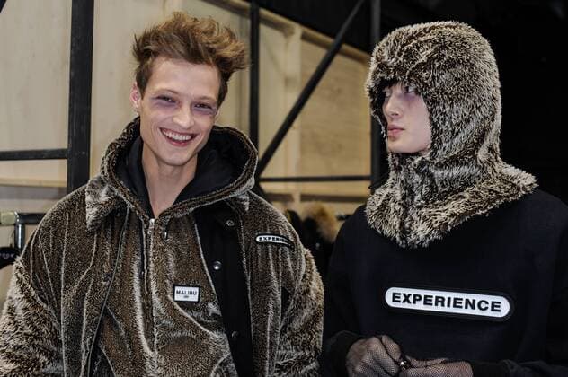Mailand Fashion Week - Malibu1992 Modenschau Backstage Italy: Malibu 1992 backstage at Milan Fashion week Malibu 1992 backstage at Milan, man s fashion week  GaetanoxxPiazzolla