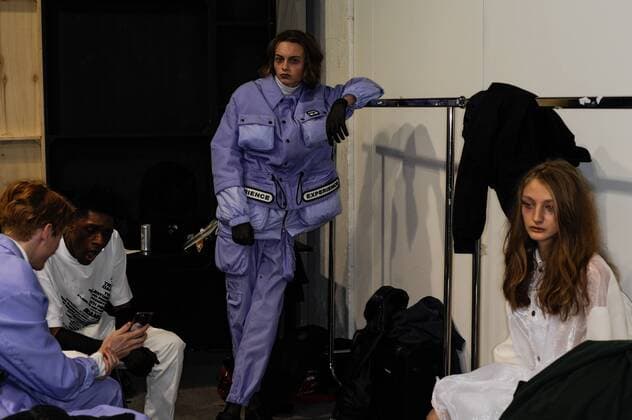 Mailand Fashion Week - Malibu1992 Modenschau Backstage Italy: Malibu 1992 backstage at Milan Fashion week Malibu 1992 backstage at Milan, man s fashion week  GaetanoxxPiazzolla