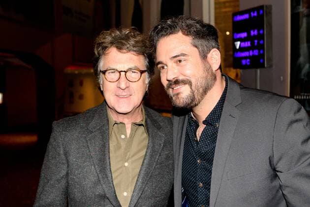 January 16, 2017 - Athens, Greece - Francois Cluzet with the rest of the cast attend the premiere of the Greek film Eteros Ego . Francois Cluzet participates in this film. Athens Greece - ZUMAv62_ 20170116_zaf_v62_007