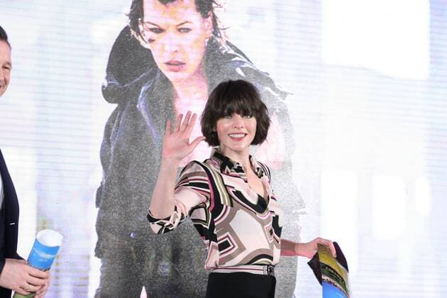 Milla Jovovich and Paul Anderson visit Taiwan for the promotion of their new movie Resident Evil: The Final Chapter in Taipei, Taiwan, China on 16th January, 2017.  201701161146