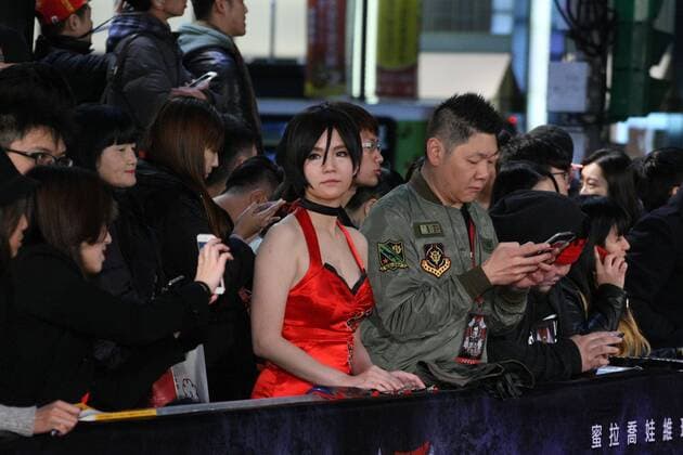 Milla Jovovich and Paul Anderson attend the premiere of their new movie Resident Evil: The Final Chapter in Taipei, Taiwan, China on 16th January, 2017.  201701162002