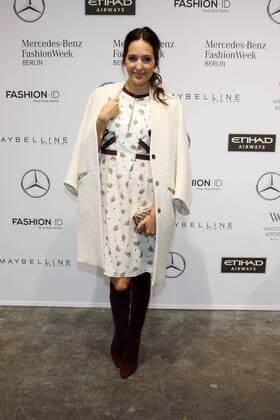 Johanna Klum - Ankunft zur Dorothee Schumacher Fashion-Show im Rahmen der Mercedes-Benz Fashion Week Berlin Spring Summer 2017 Collections im Kaufhaus Jandorf in Berlin am 17.01.2017. Mercedes-Benz Fashion Week Berlin Spring Summer 2017 Collections