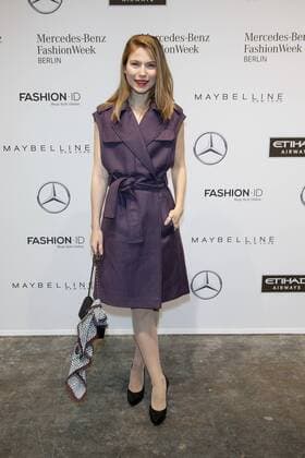 Themen der Woche Nora von Waldstaetten - Ankunft zur Dorothee Schumacher Fashion-Show im Rahmen der Mercedes-Benz Fashion Week Berlin Spring Summer 2017 Collections im Kaufhaus Jandorf in Berlin am 17.01.2017. Mercedes-Benz Fashion Week Berlin Spring Summer 2017 Collections