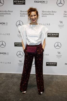 Chriara Schoras - Ankunft zur Dorothee Schumacher Fashion-Show im Rahmen der Mercedes-Benz Fashion Week Berlin Spring Summer 2017 Collections im Kaufhaus Jandorf in Berlin am 17.01.2017. Mercedes-Benz Fashion Week Berlin Spring Summer 2017 Collections