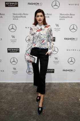 Marie Nasemann - Ankunft zur Dorothee Schumacher Fashion-Show im Rahmen der Mercedes-Benz Fashion Week Berlin Spring Summer 2017 Collections im Kaufhaus Jandorf in Berlin am 17.01.2017. Mercedes-Benz Fashion Week Berlin Spring Summer 2017 Collections