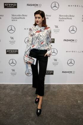 Marie Nasemann - Ankunft zur Dorothee Schumacher Fashion-Show im Rahmen der Mercedes-Benz Fashion Week Berlin Spring Summer 2017 Collections im Kaufhaus Jandorf in Berlin am 17.01.2017. Mercedes-Benz Fashion Week Berlin Spring Summer 2017 Collections