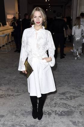 Julia Dietze bei der Dorothee Schumacher Fashion Show auf der Mercedes-Benz Fashion Week Berlin Autumn Winter 2017. Berlin, 17.01.2017 Foto:xF.xKernx xFuturexImage