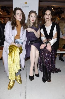Julia Malik, Nora von Waldstätten und Bibiana Beglau bei der Dorothee Schumacher Fashion Show auf der Mercedes-Benz Fashion Week Berlin Autumn Winter 2017. Berlin, 17.01.2017 Foto:xF.xKernx xFuturexImage