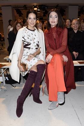 Johanna Klum und Nadine Warmuth bei der Dorothee Schumacher Fashion Show auf der Mercedes-Benz Fashion Week Berlin Autumn Winter 2017. Berlin, 17.01.2017 Foto:xF.xKernx xFuturexImage